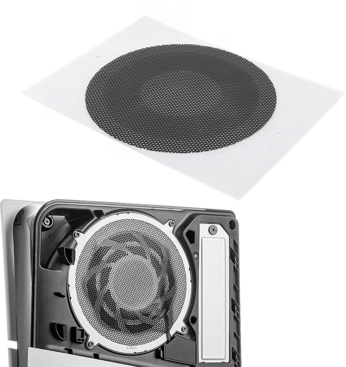 Dailygoods- Stofkap voor Slanke Consoles - Stoffilter Set - Ventilatorafdekking - Digitale/Schijf-editie - Eenvoudige Installatie - Blokkeert Stofdeeltjes