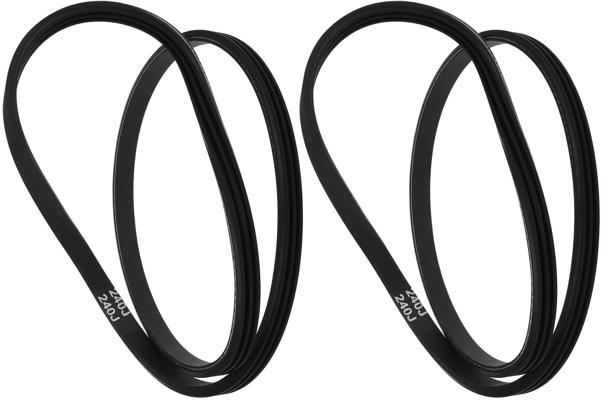 Dailygoods- Poly V-Riem 610mm - Aandrijfriem - Rubber - 3 Ribben - 7mm Breedte - 3,5mm Dikte
