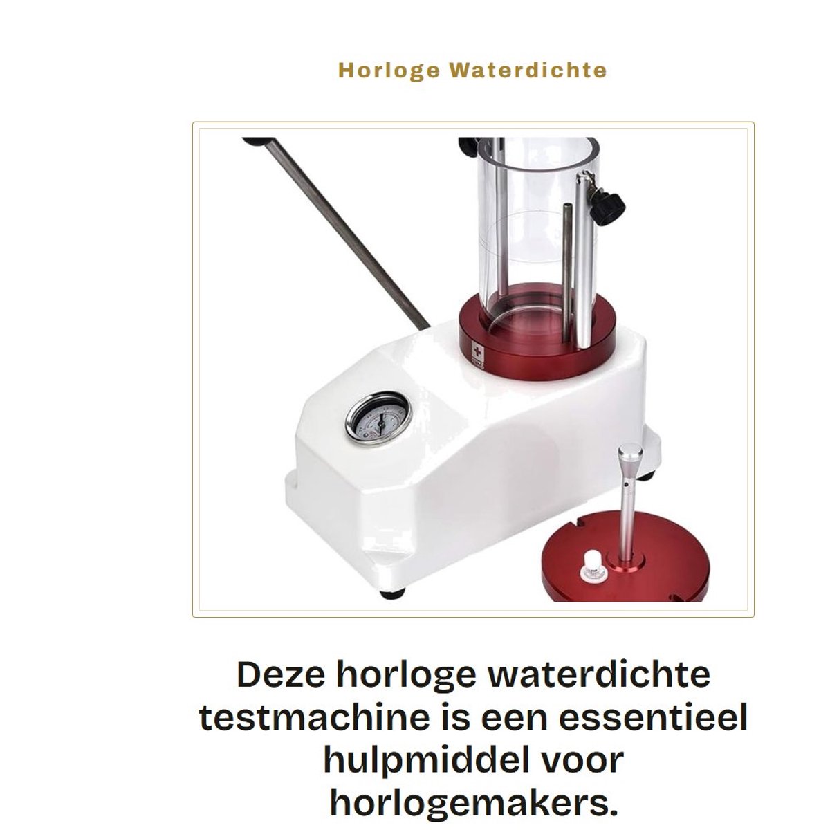 Dailygoods - Horloge Waterdichte Testmachine voor Horlogemakers