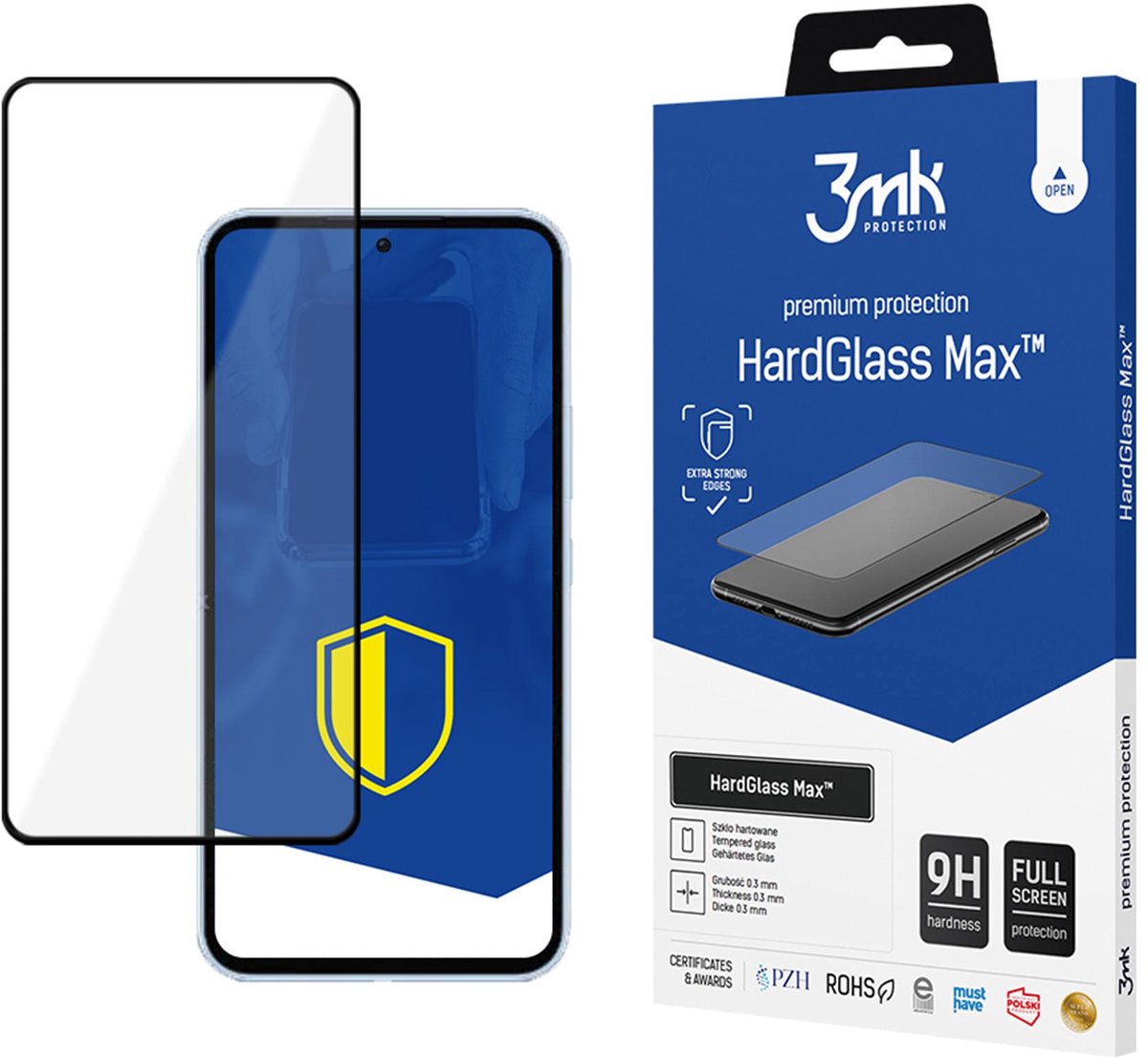 3Mk Hardglass Max Gehard Glas Voor Samsung Galaxy A54 5G Antireflecterend