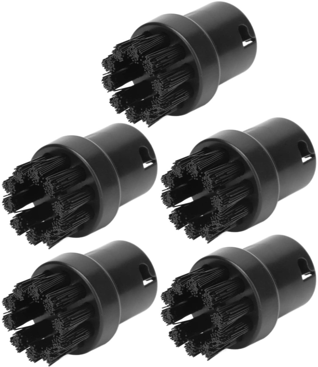 Dailygoods- Stoomreinigerborstels Zacht - Vervangende Borstel - Compatibel met SC1/SC2/SC3/SC4/SC5 - ABS-Kunststof - Lichtgewicht 50 gr - Eenvoudig te Vervangen - Reinigingsborstel