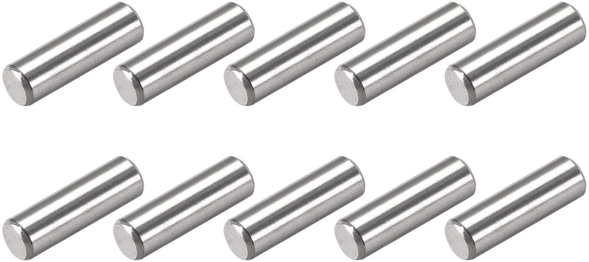 Dailygoods - Pluggenpen 4 x 20 mm 25 Stuks Roestvrij Staal