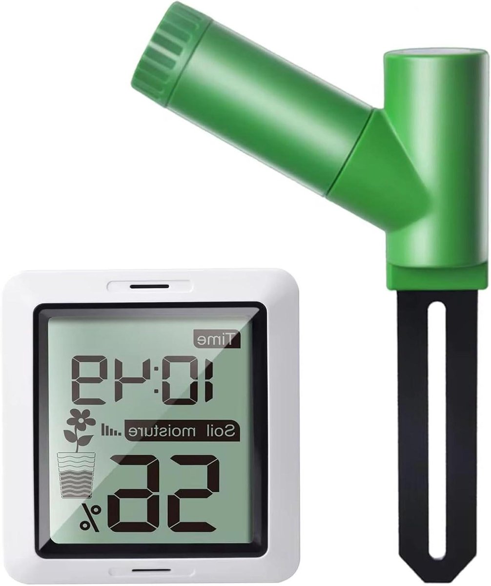 Bodemvochttester - Vochtmeter Tuin - Planten Verzorgen - 8-kanaals Sensor - 13.5 cm - Zwart