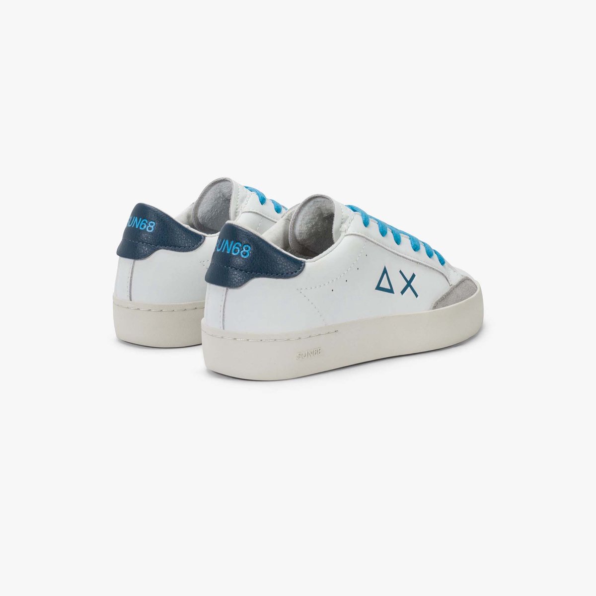 Sun68 Boy's Street Leather (Teen) Sneaker - Fashion Wear - Kinderen