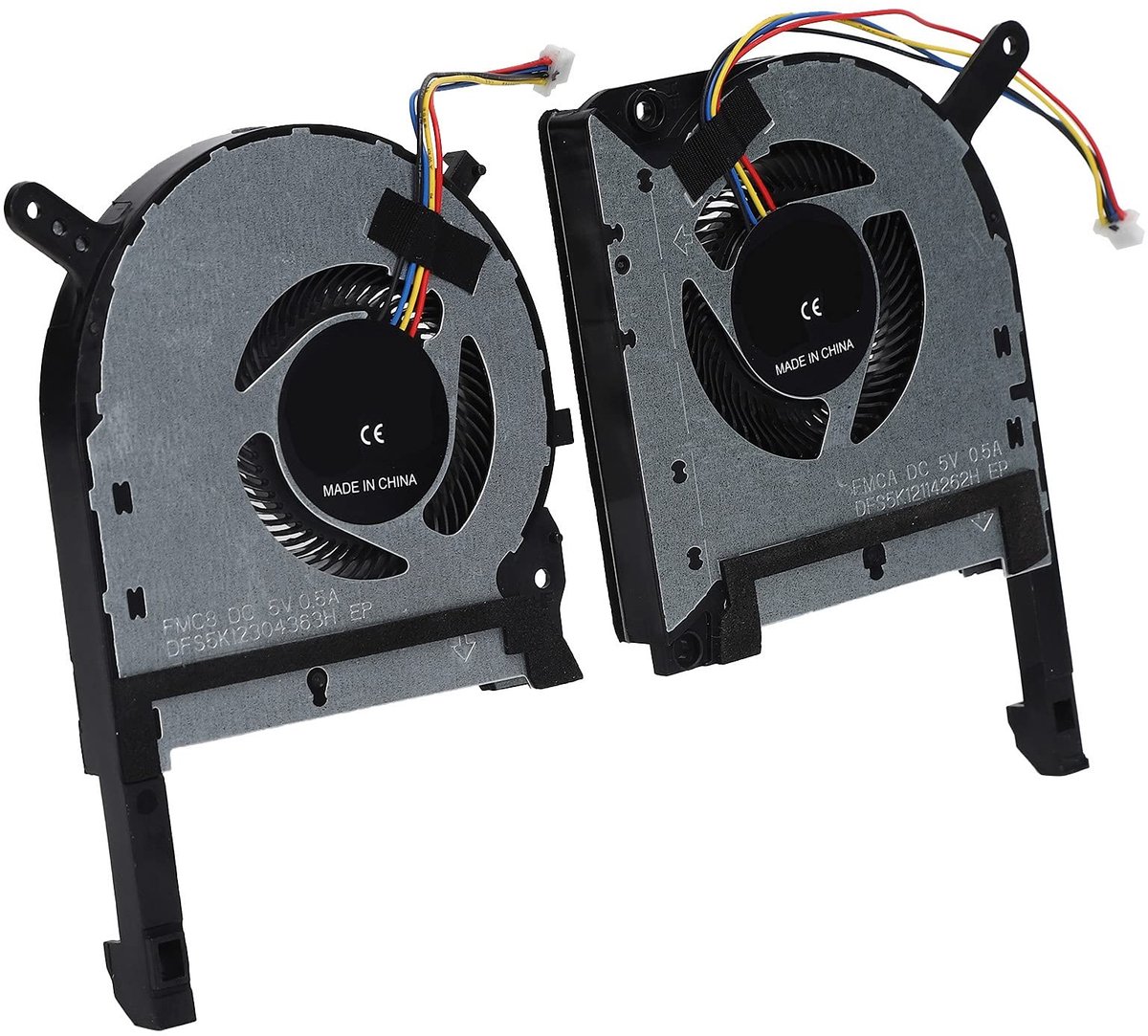Dailygoods - Laptop Koelventilatoren - Vervangingsonderdelen - 2 Stuks - Geschikt voor Gaming Laptops - Effectieve Koeling voor Lange Speelsessies - B...