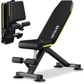 Verstelbaar en inklapbaar Fitnessbank - Halterbank met Maximale Stabiliteit - tot 400KG gewicht