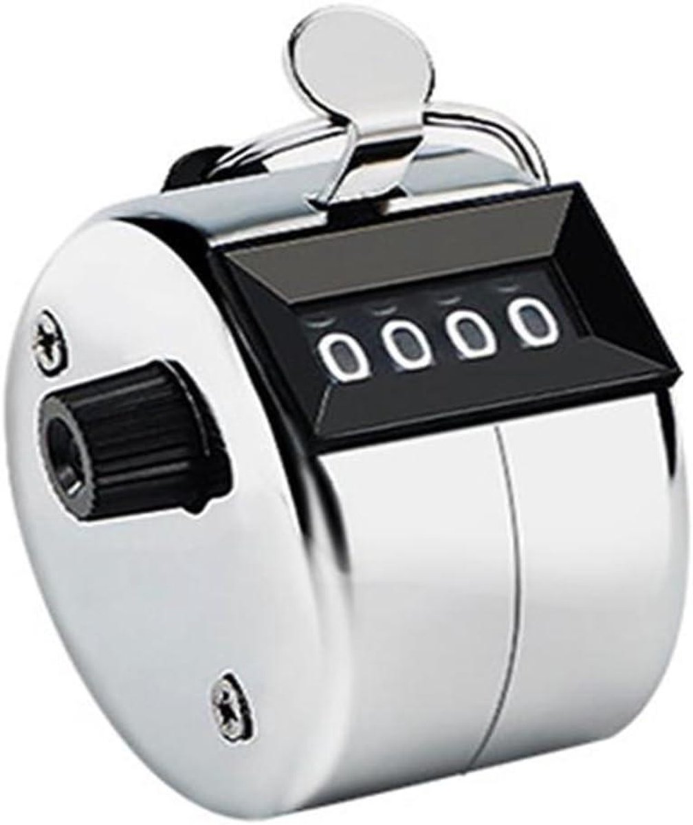 Teller - Telapparaat Clicker - Golf Score Tellen - Mechanisch Geen Batterij - 9999 Tellingen - Zilver