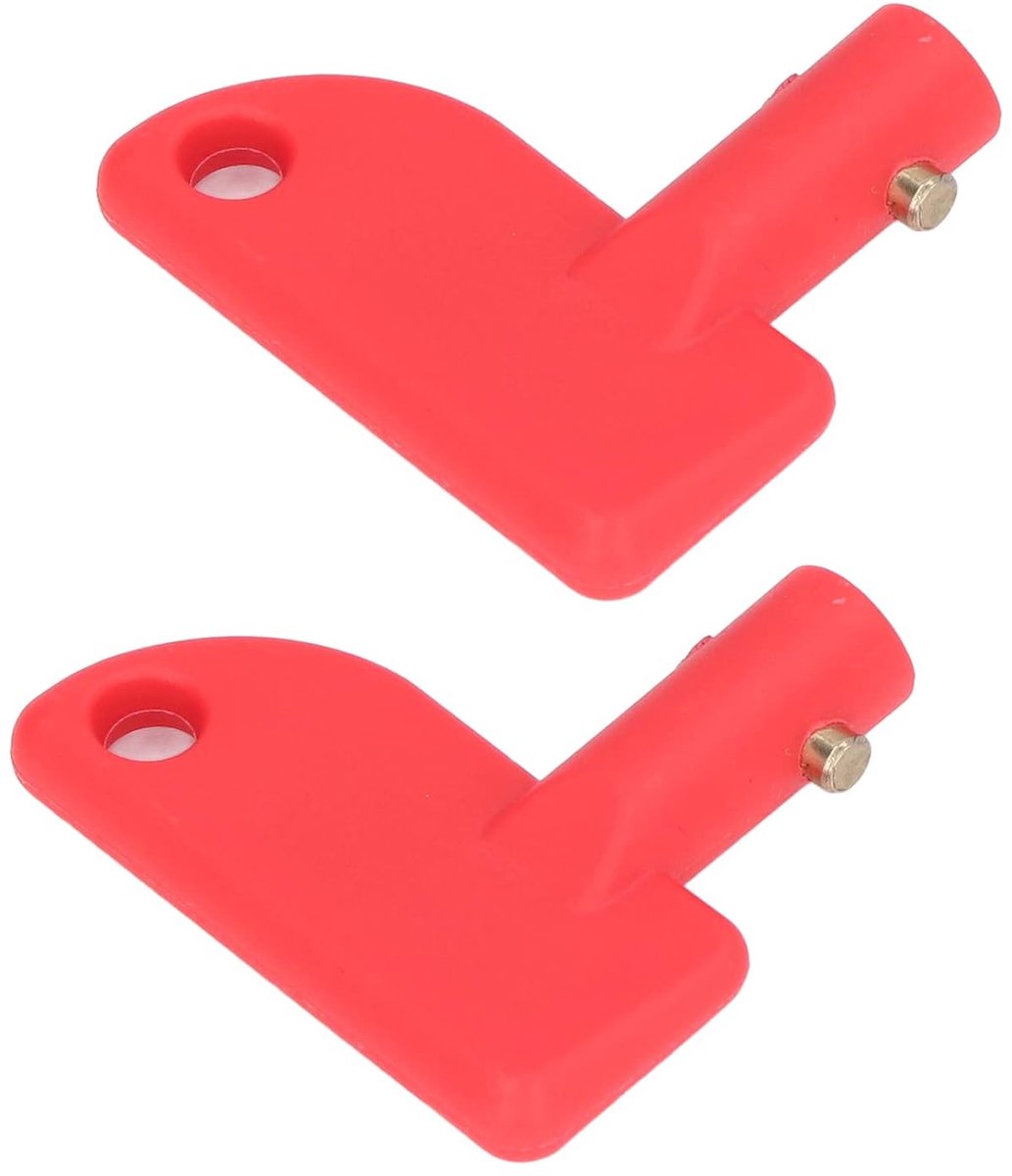 SnelShoppen - 2 Stuks Isolator Schakelaar Reserve Sleutels voor Boot Marine Auto Vrachtwagen Handbediening voor Uitschakelschakelaar Sleutel