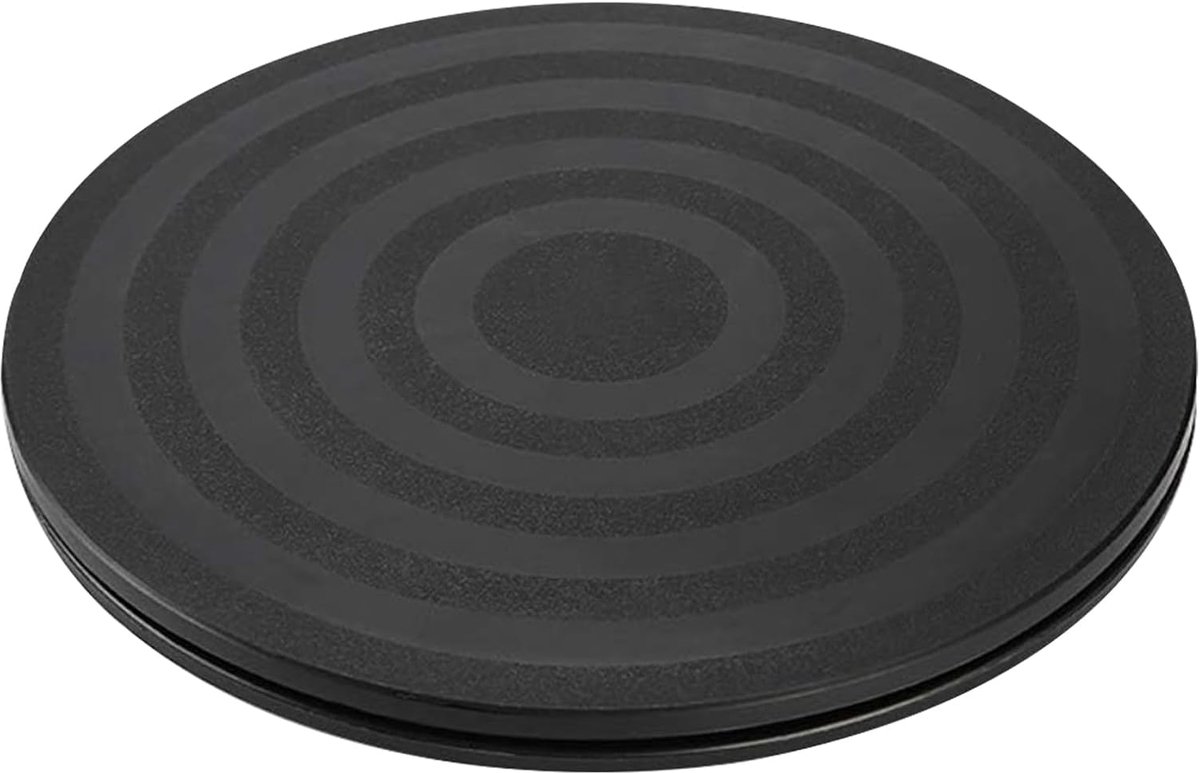 Draaitafel 20 cm - 360° rotatie - staal kogellagers - ideaal voor TV en displays - ShopVlot