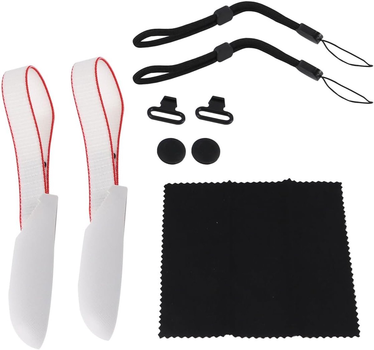 SnelShoppen - VR Accessoire Set met Anti-verlies Band, Controller Beschermhoes, Verstelbare Vitaliteitsbanden, Elastische en Geweven Materialen, Comfo