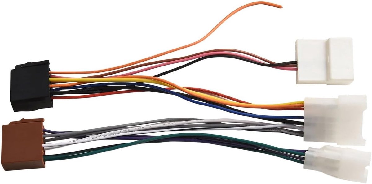 SnelShoppen - Stuurwielbediening Adapter ISO Voor Auto Radio's, Eenvoudige Installatie Met Benodigdheden, Geschikt Voor Diverse Auto's