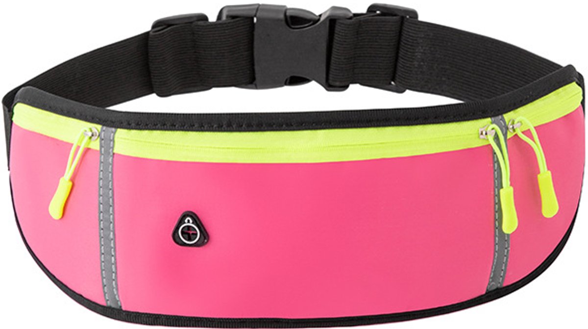 Runningbelt - Hardlooptasje - Heuptasje Sport - Roze - Running Belt - Hardloop Heuptas - Verstelbare Buideltas - CHPN