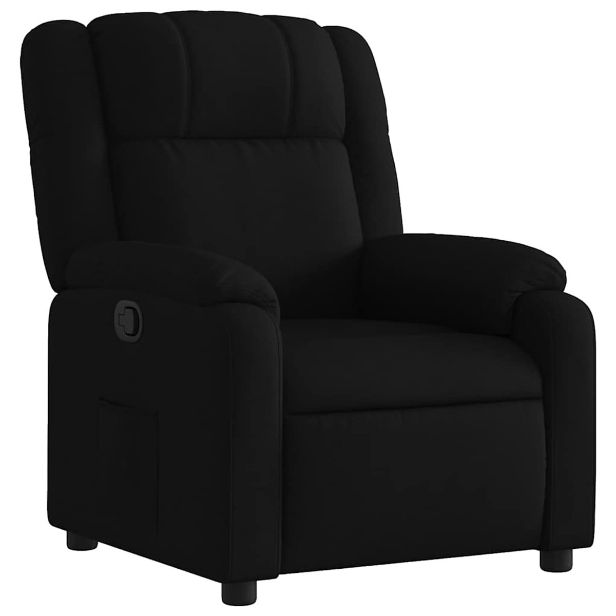 vidaXL Relaxfauteuil - Zwarte - Stof