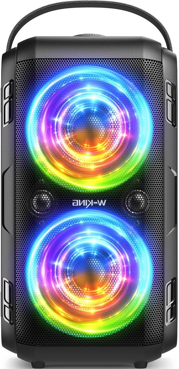Draagbare Bluetooth Speaker - Party Speaker - Muziek Afspelen - Krachtig Geluid 105dB - 24 Uur Speeltijd - Zwart