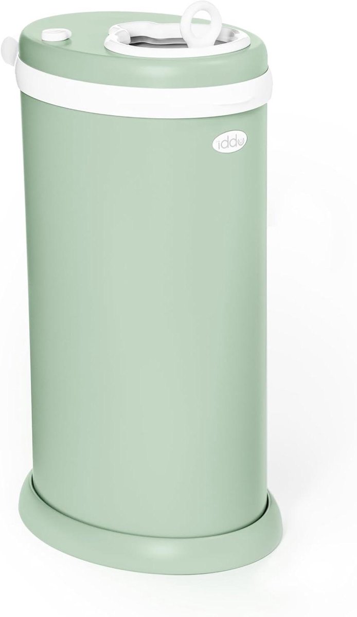Luieremmer Staal - Afvalbak Baby - Geurvrij Houden - Geen Speciale Zakken - Grote Capaciteit - Groen