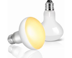 UVA Warmtelamp voor Reptielen, 75W E27 Tortoise Lamp, Set van 2, Ideaal voor Terrarium en Dierenverzorging