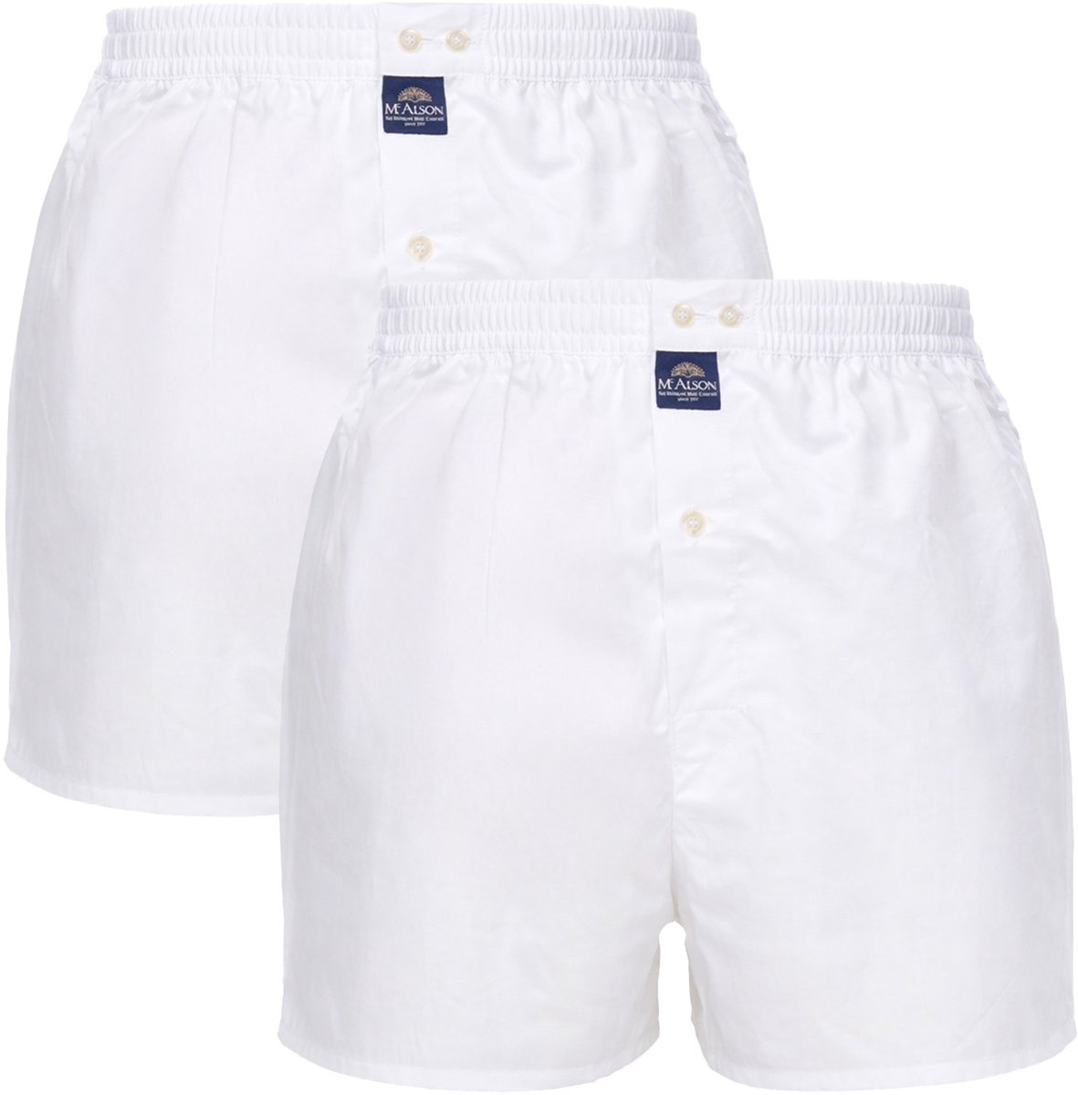 Mc Alson boxers 2-pack wit
