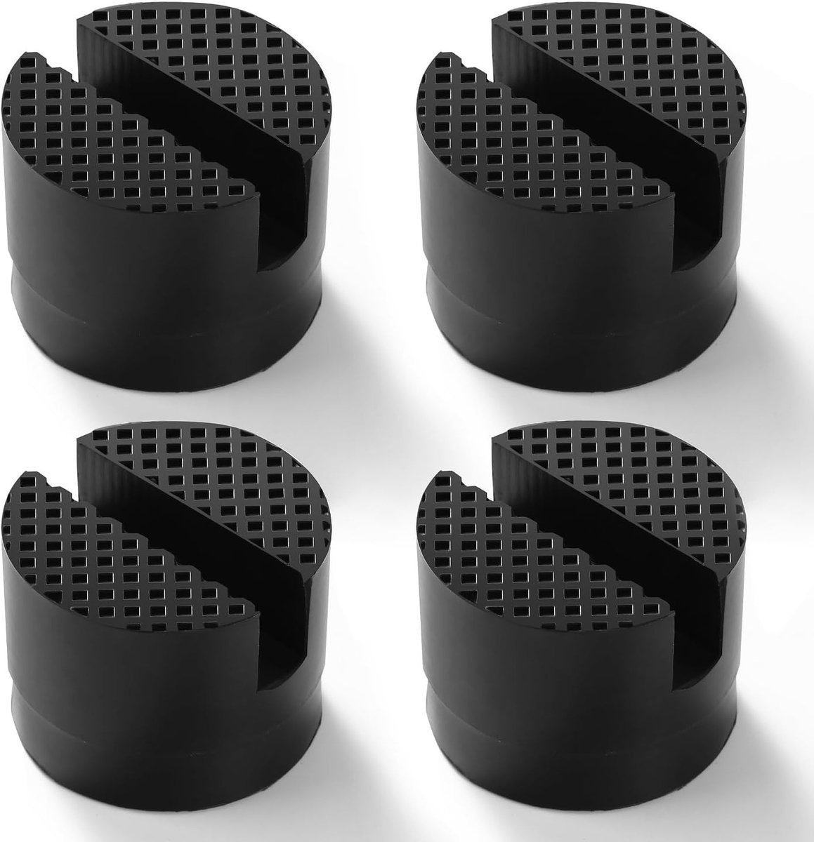 Autokrik Rubberen Pad - Zwart - 50 mm - Robuuste Dempend Rubber - Voor Hefplatforms