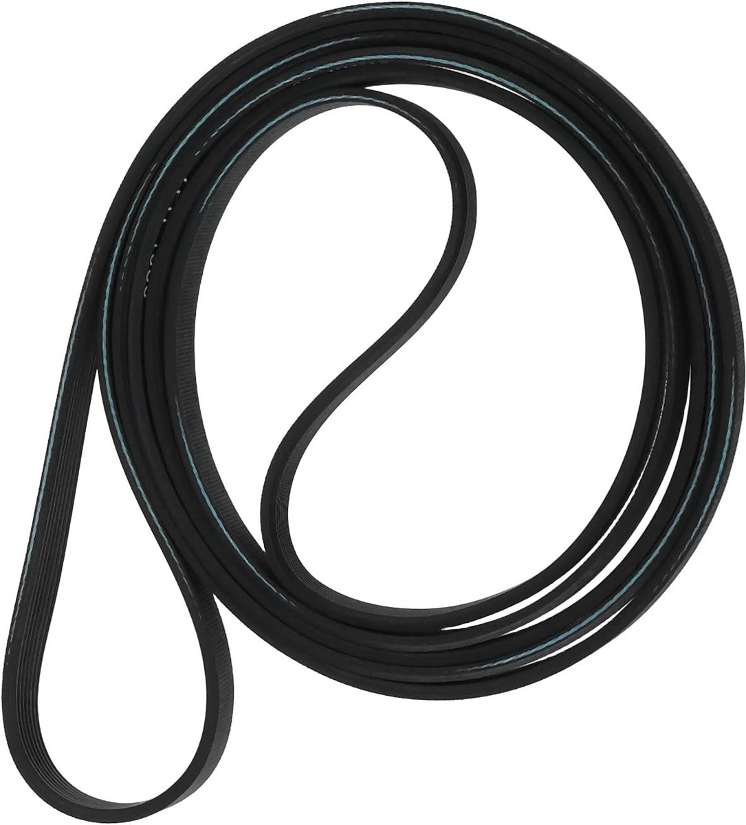 SnelShoppen - Droger V-Drive Riem 1980PH7 Ribbelriem Geschikt voor Bosch en Siemens - 1980mm, Rubber, Duurzaam, Perfecte Pasvorm