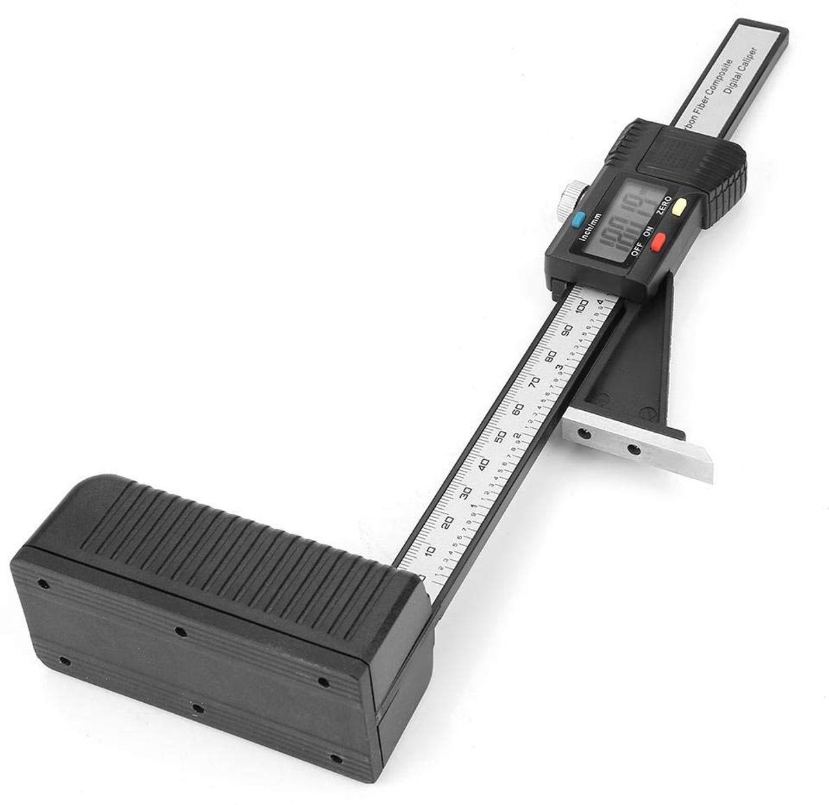 SnelShoppen - Digitale Hoogtemeter 0-150mm Magnetische Precisie Digitale Scarifier Hoogte Elektronische Hoogtemeter met Magnetische Basis voor Houtbew