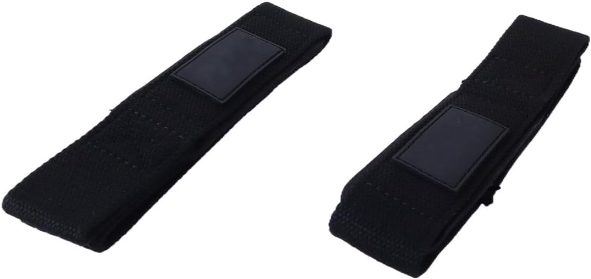 SnelShoppen - Premium Polyester Katoen Gevoerde Zware Dubbel Gestikte Gewichtheffen Gym Riemen, Deadlift, Fitness Accessoires voor Mannen en Vrouwen,