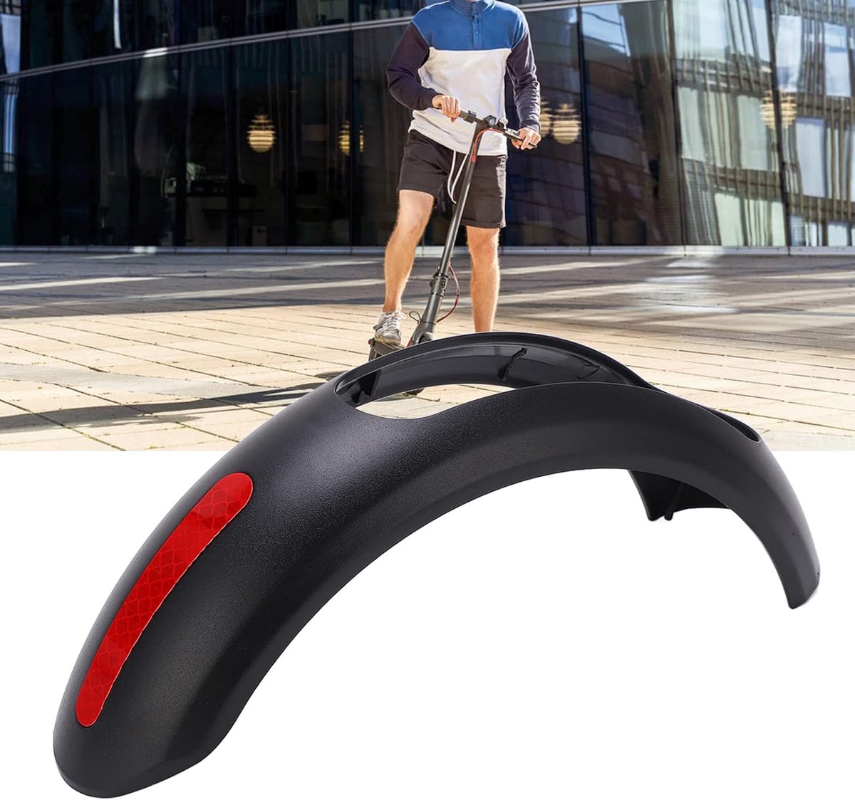 SnelShoppen - Achterwiel Mudguard Shell Cover Accessoire voor Elektrische Scooter ES1 ES2 ES3 ES4, Premium ABS, Eenvoudige Installatie, Lichtgewicht e