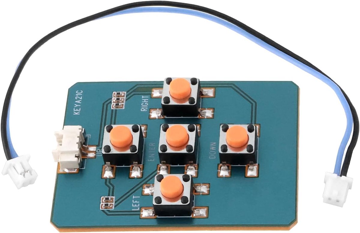 SnelShoppen - EMSea Camera Instellingen Toetsenbord Kit Geschikt voor FPV Camera's - OSD Instellingstool voor Helderheid, Contrast, Belichting en Witb