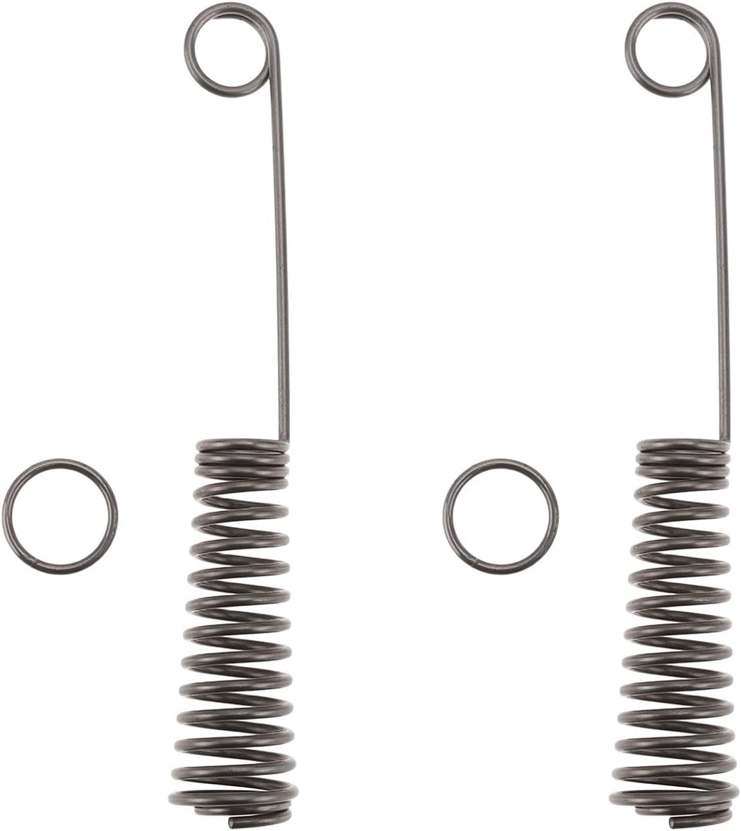 SnelShoppen - 2 Stuks Open Haard Grid Screen met Anti-brandwonden Handvat Lente XBS-02 - Eenvoudig te Installeren Gelegeerd Staal - Comfortabel Taps T