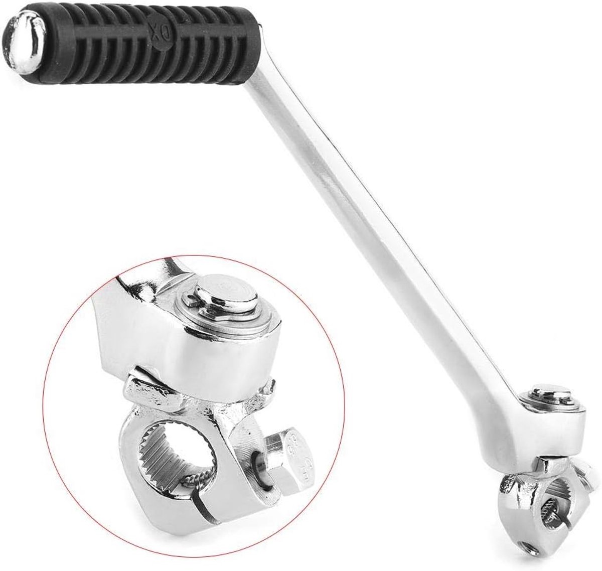 SnelShoppen - Upgrade Kick Starter Lever 16mm 280mm voor PIT PRO Trail Dirt Bike 150cc 200cc 250cc - Stalen Legering, Antislip, Duurzaam