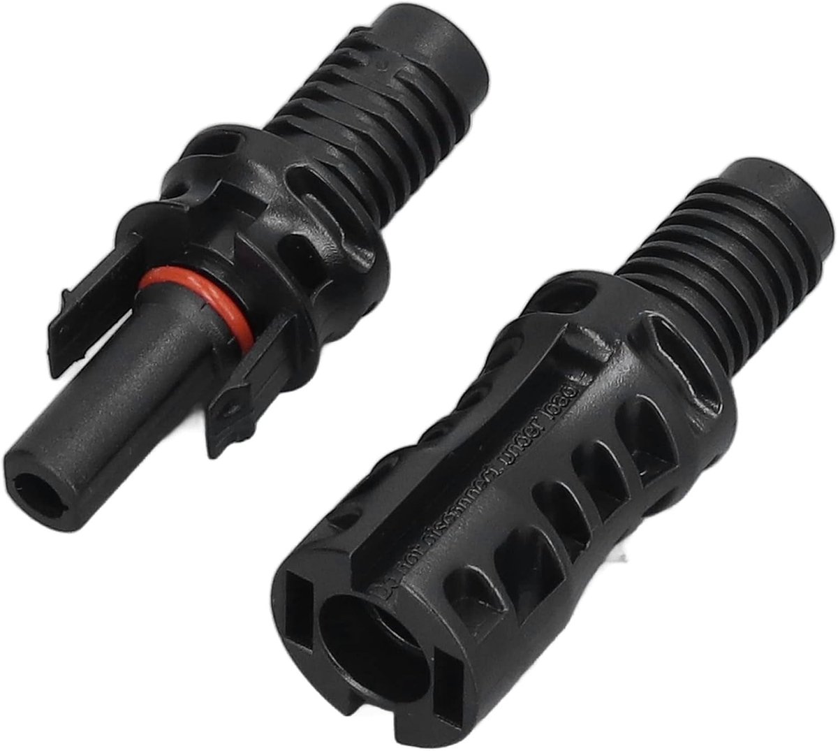 Solar panel connector set - 5 sets - Male en vrouwelijke aansluitingen - Herbruikbaar en lichtgewicht - ShopVlot