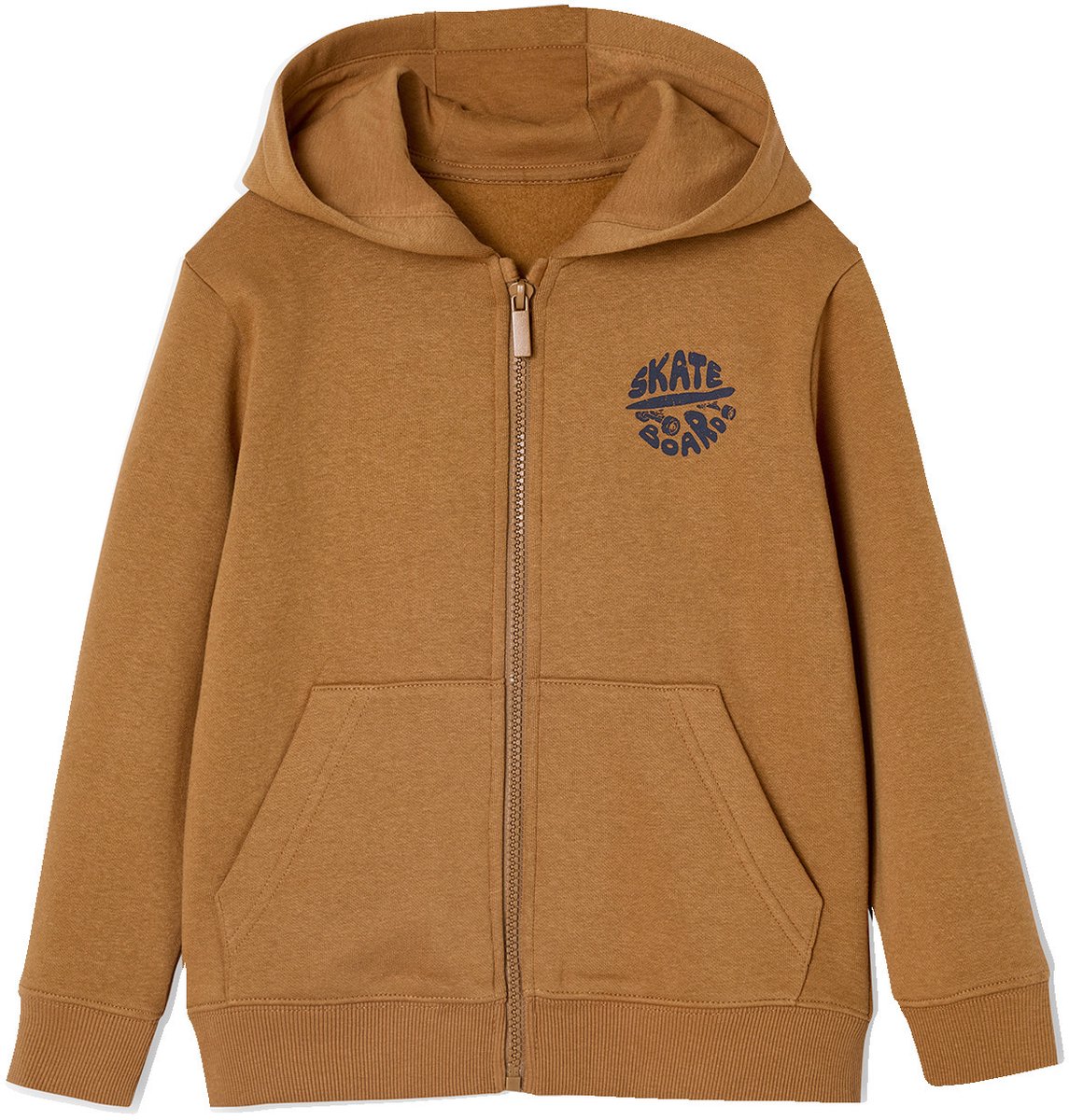 Vertbaudet Jongenssweater met rits en capuchon Basics