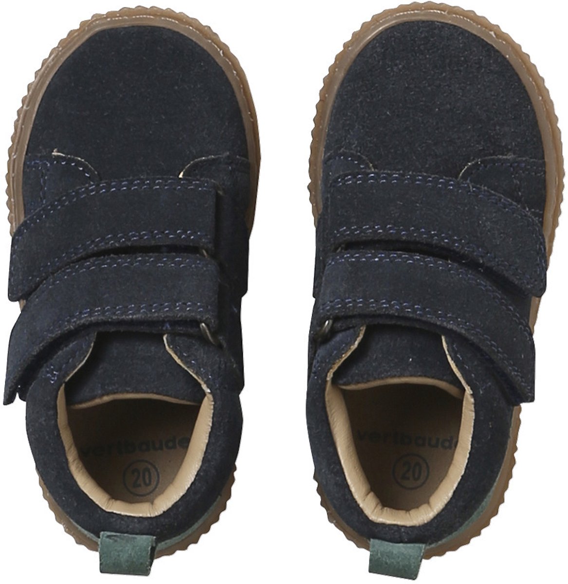Vertbaudet Lederen bottines met klittenband voor jongensbaby''s