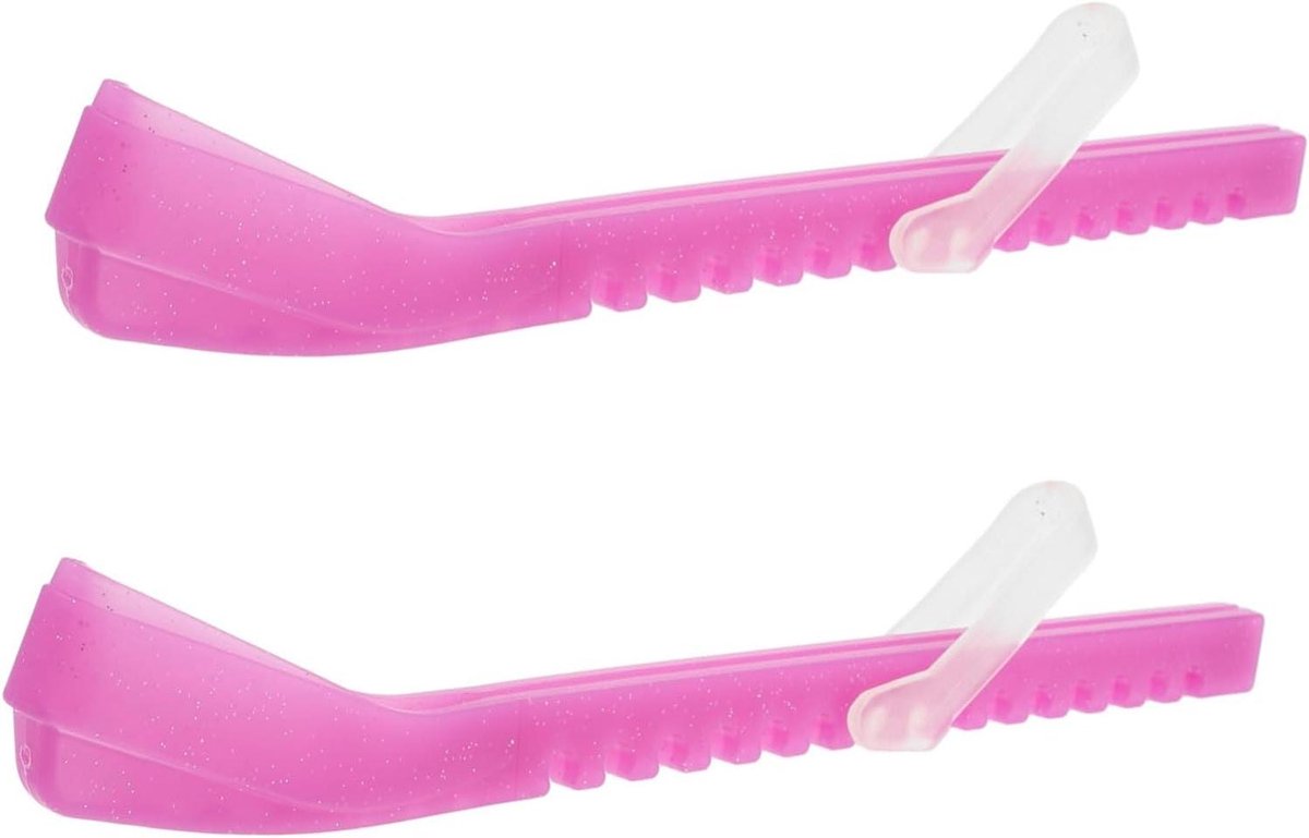 Schaatsbeschermers - Schaatsijzerhoezen IJshockey beschermers - Schaatsen Beschermen - Elastisch Rubber - 36x5x1.5cm - Paars