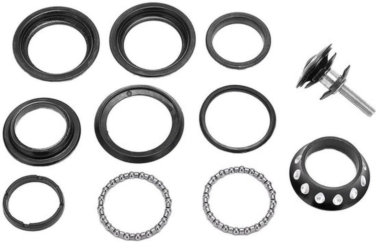 Kleurrijke metalen dropvormige tapered headset voor 44mm mountainbike stuurbuizen, ideaal voor fietsliefhebbers en verbeterde prestaties