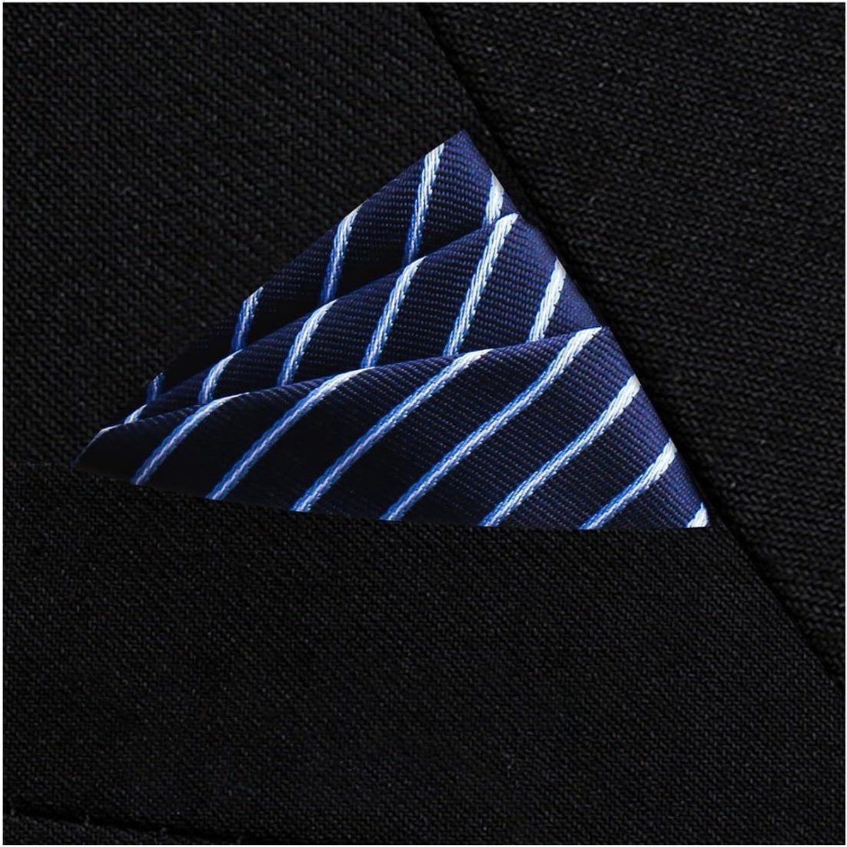 Vierkante Zakdoek - Pochet Mannen - Formele Gelegenheden - Hoogwaardige Stof - 23x23cm - Zwart