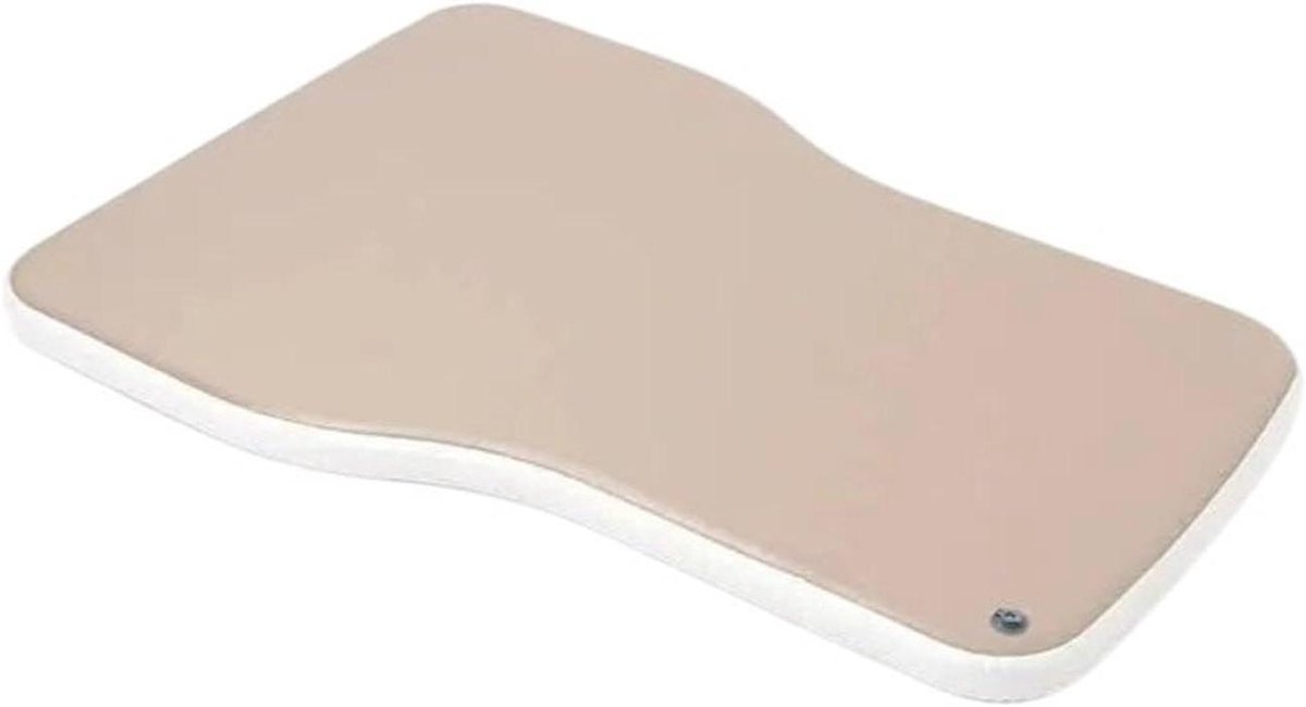 Luchtbed Auto - Reismatras Kampeerbed - Comfortabel Reizen - Dubbele Versnellingen Ontwerp - 190x130x6 cm - Grijs