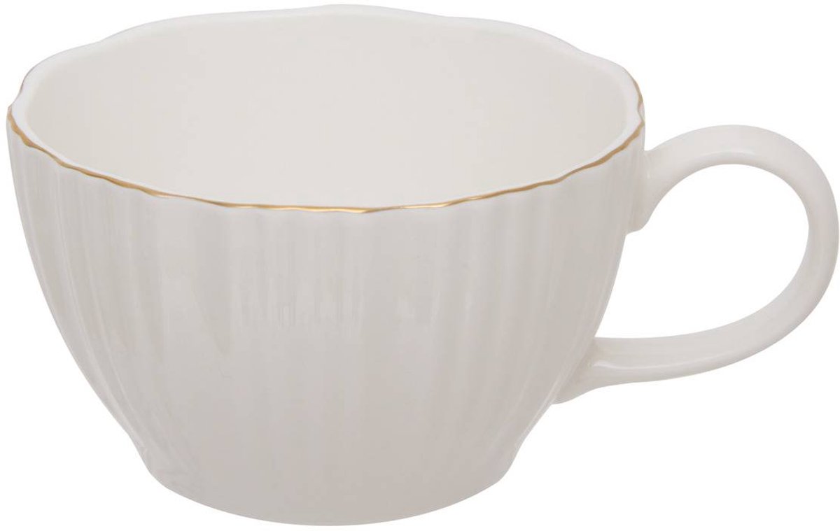Bol à petit-déjeuner Daphné 395ml blanc