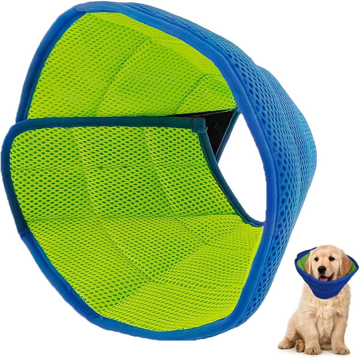 Dog and Cat Recovery Collar After Surgery - Adjustable Cone with Breathable Edge to Stop Licking/Biting Healing Pet - ShopVlot