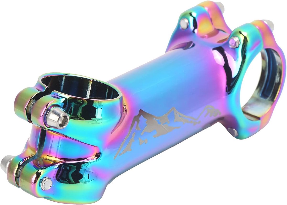 SnelShoppen - Fietsstuur 90mm, Duurzaam Handvat, Lichtgewicht, Corrosiebestendig, Geen Vervorming, Veilig Fietsen, Flexibele Hoekverstelling, Eenvoudi