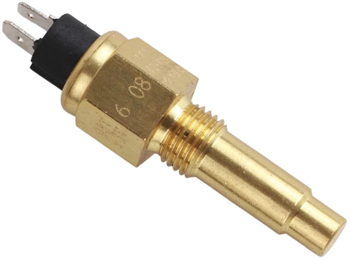 SnelShoppen - Temperatuursensor voor Motor 98℃ met Bimetalen Alarm Schakelaar voor 6~24V Systemen, Energiezuinig en Duurzaam