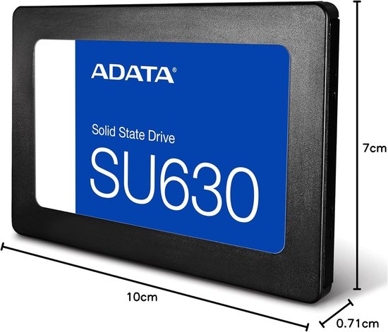 Interne SSD Schijf - Solid State Drive - Snellere Computer Opstarten - Robuust Zonder Mechanische Componenten - 2.5-inch - Zwart — afbeelding 3