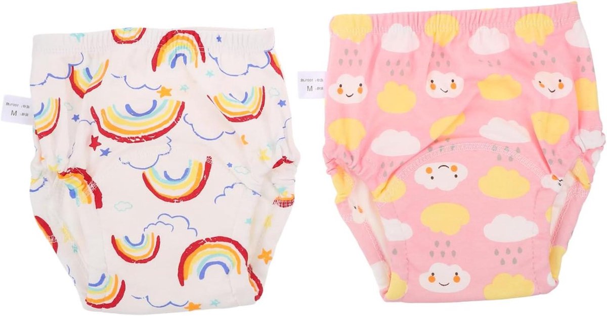 Potty Training Broekjes - Oefenbroekjes Peuters - Zindelijkheidstraining - Waterdichte Laag - 22 x 21 x 1 cm - Diverse Kleuren