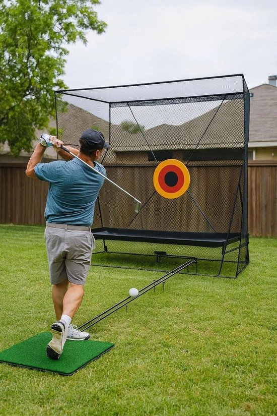 Golftrainingsnet 370x280x240cm voor binnen/buiten — afbeelding 4