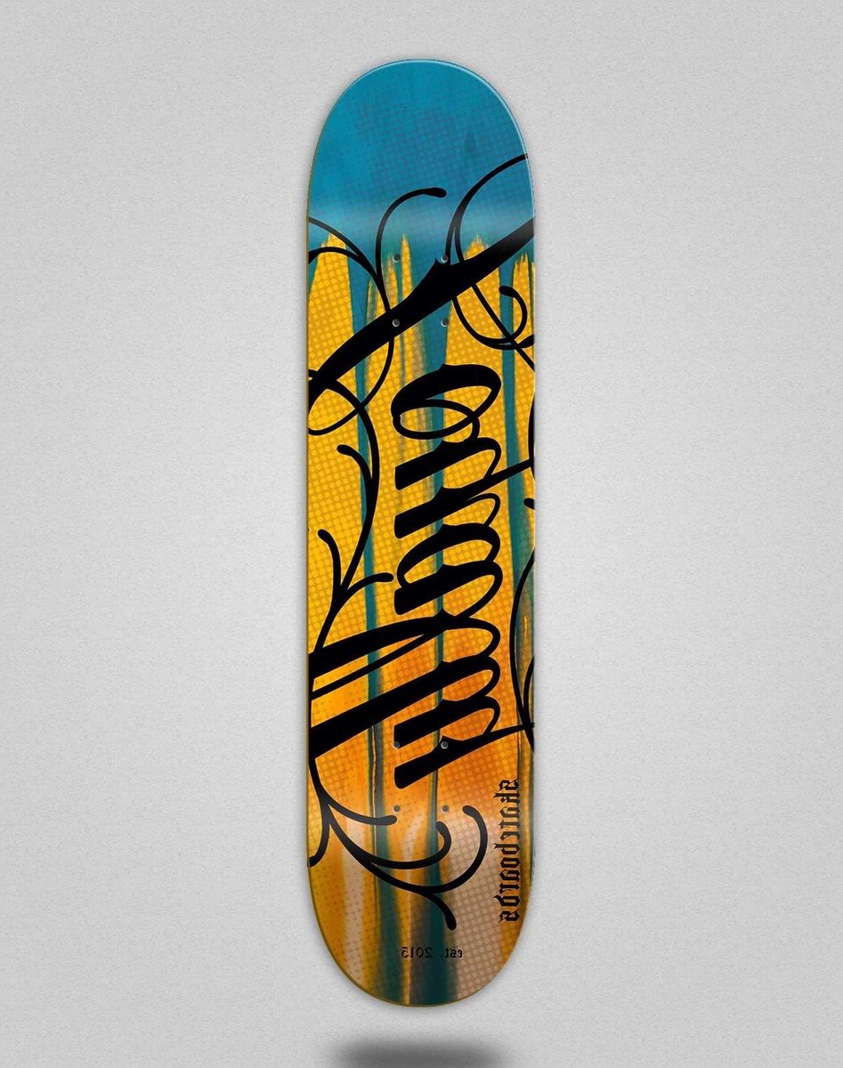 Skateboard Deck - Deck Plank - Street Skateboarding - Icon Paint Design - 8.0 inch - Multicolor