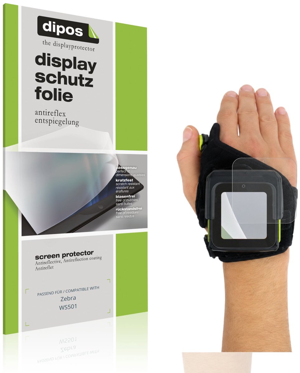 dipos – 4x Matte Beschermfolie geschikt voor Zebra WS501 | Krasbestendige & antireflecterende Screenprotector Ultra-Thin