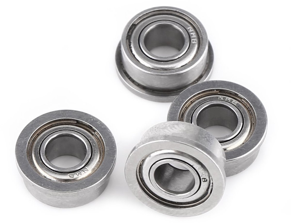 SnelShoppen - 10 Stuks F684ZZ Mini Kogellagers Flangiati Dubbelschild voor 3D Printer, Modelbouw, Quadcopter, 4x9x4mm