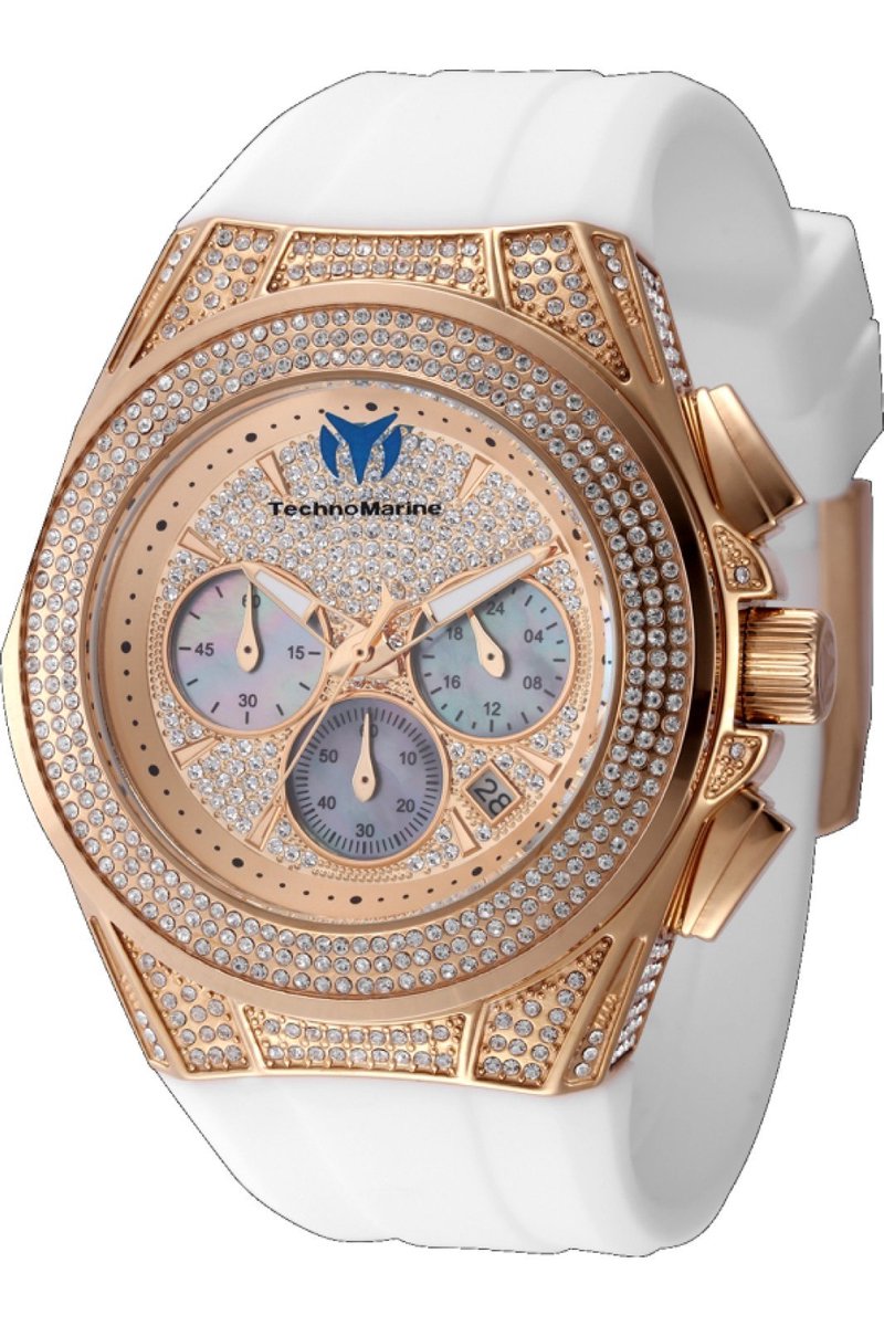 TechnoMarine Cruise TM-125033 Dames Quartz Horloge - 45 mm