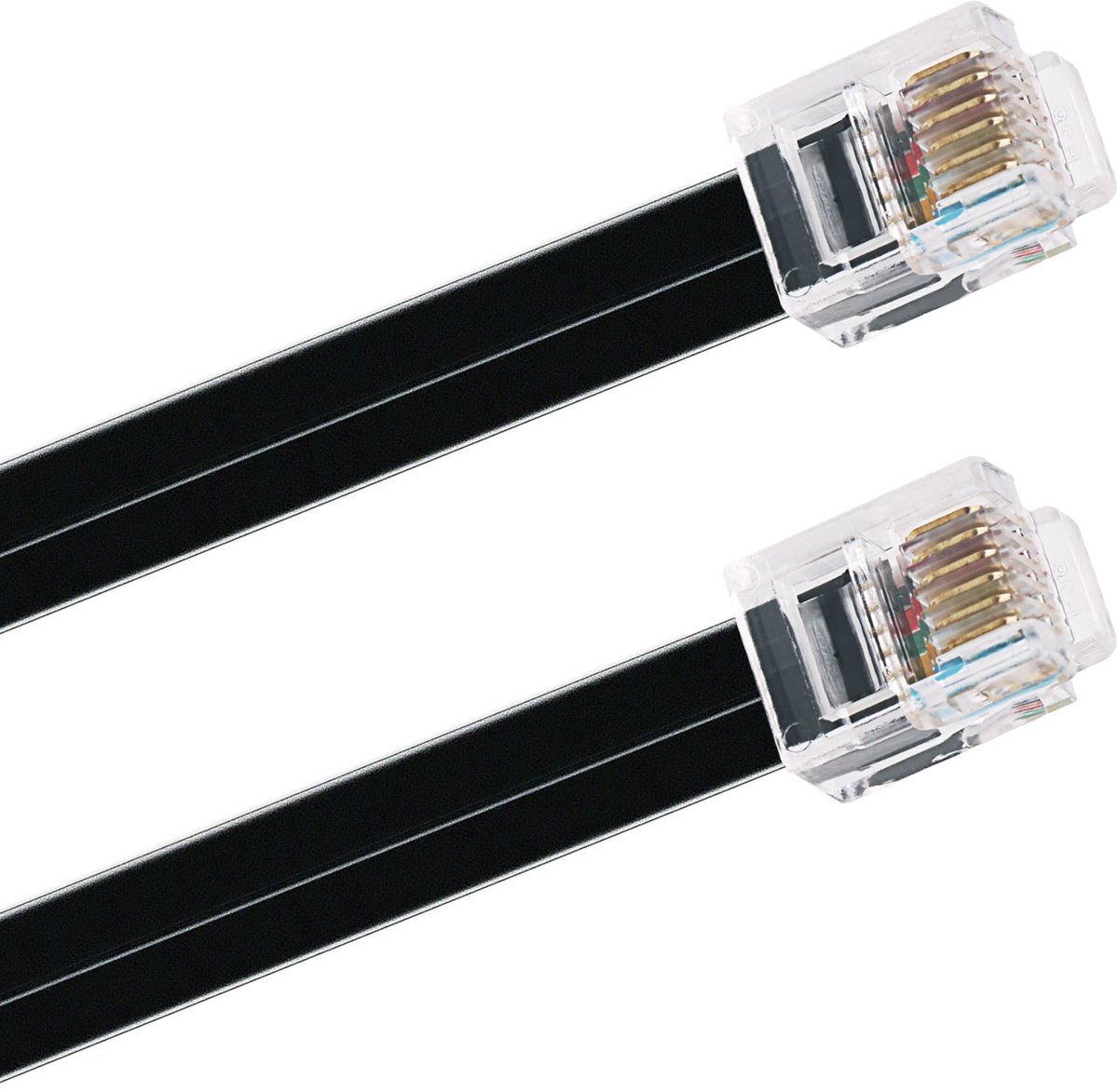 SnelShoppen - RJ12 6P6C Kabel voor Fanatec ClubSport Shifters en Pedalen - Vervangingskabel 5,1 m voor Betrouwbare Verbindingen