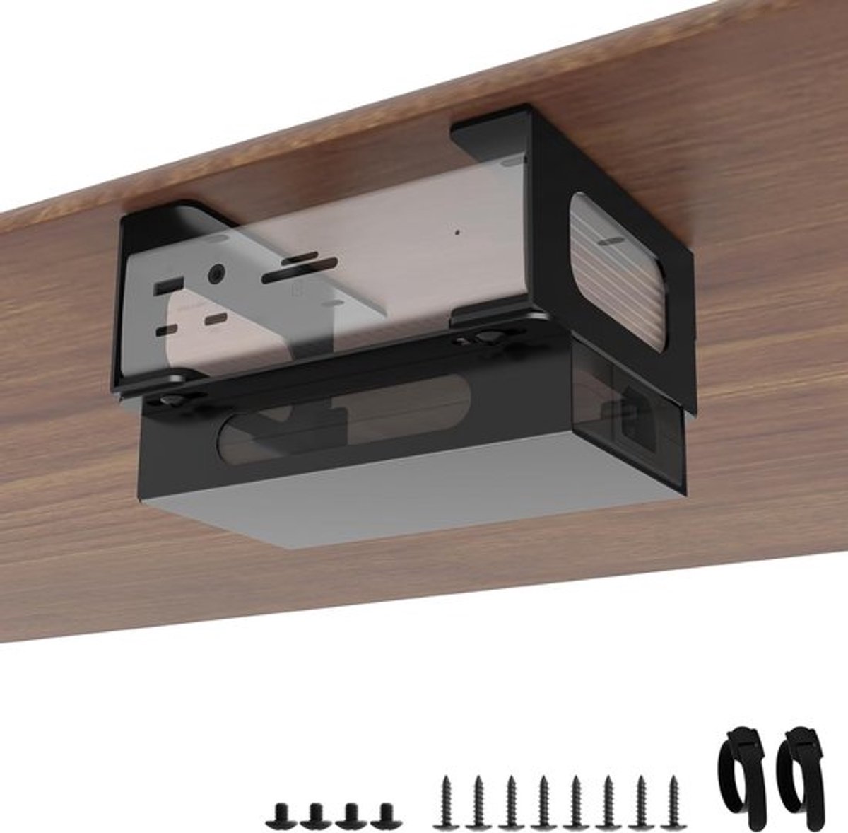 Houder voor CalDigit TS4/TS3 Plus Docking Station - Stevige en Verstelbare Bevestiging voor Efficiënte Werkruimtes