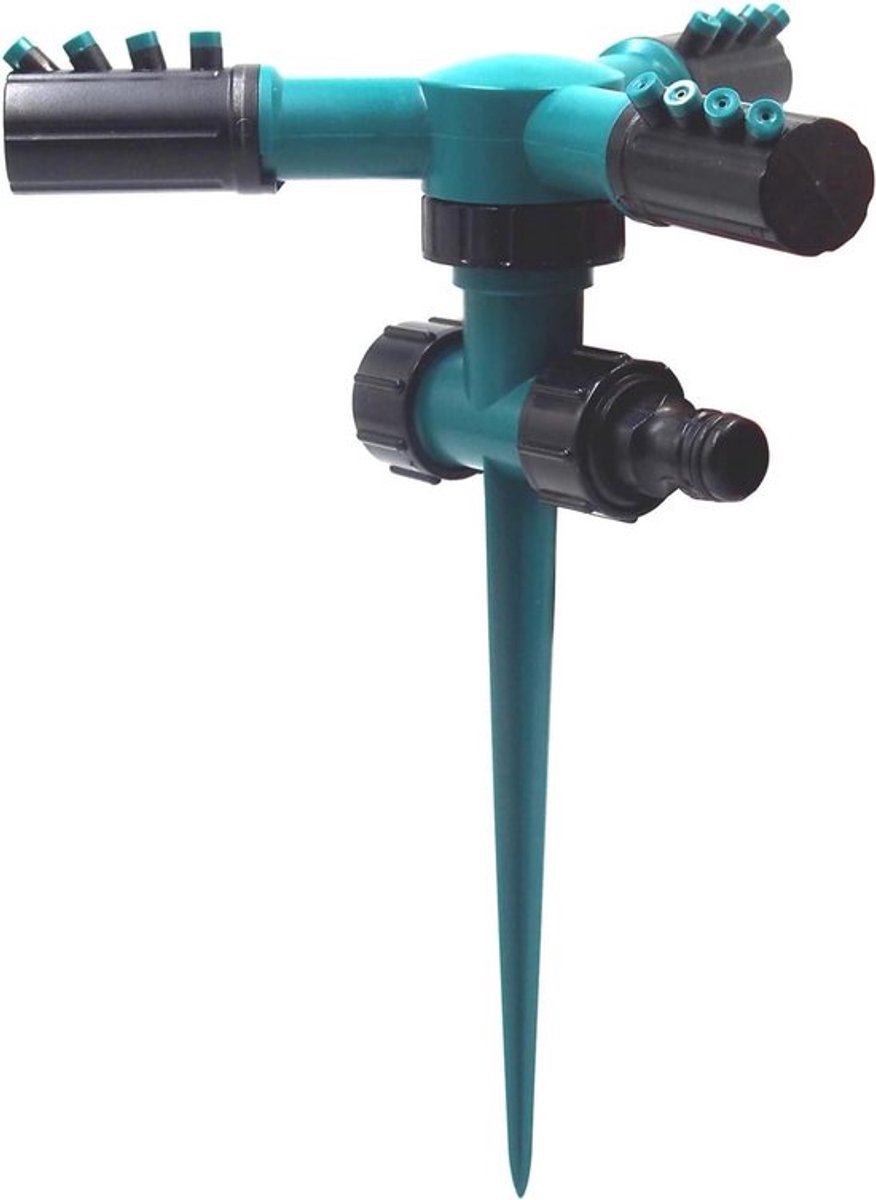 Automatische 360° Rotatie Tuinsproeier voor Efficiënte Irrigatie, Verstelbare Bewatering voor Gazons en Tuinen